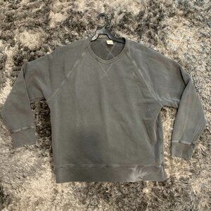 Birdwell Beach Grey Long sleeve sweater Made in the USA XXXL